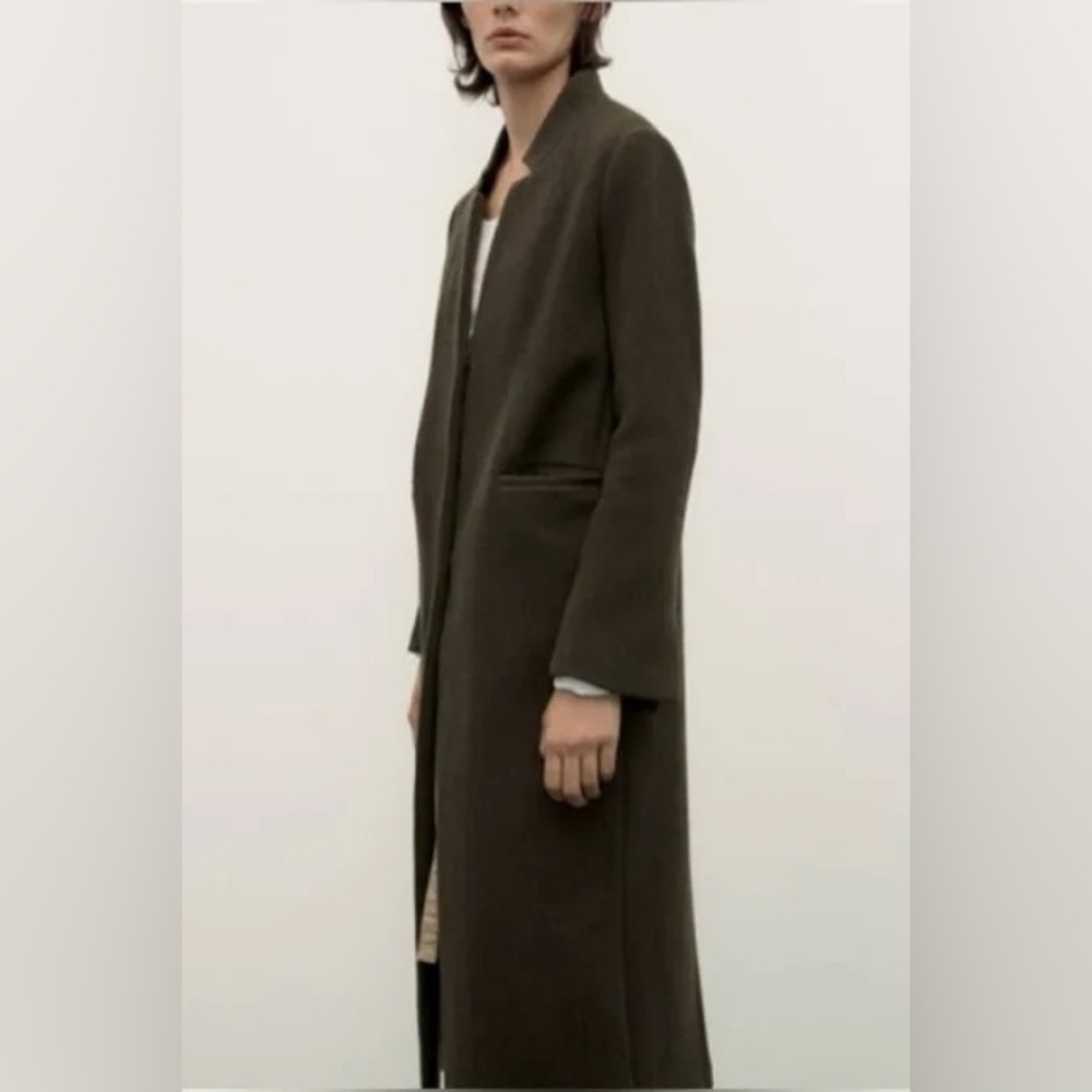 Zara Manteca wool bland coat